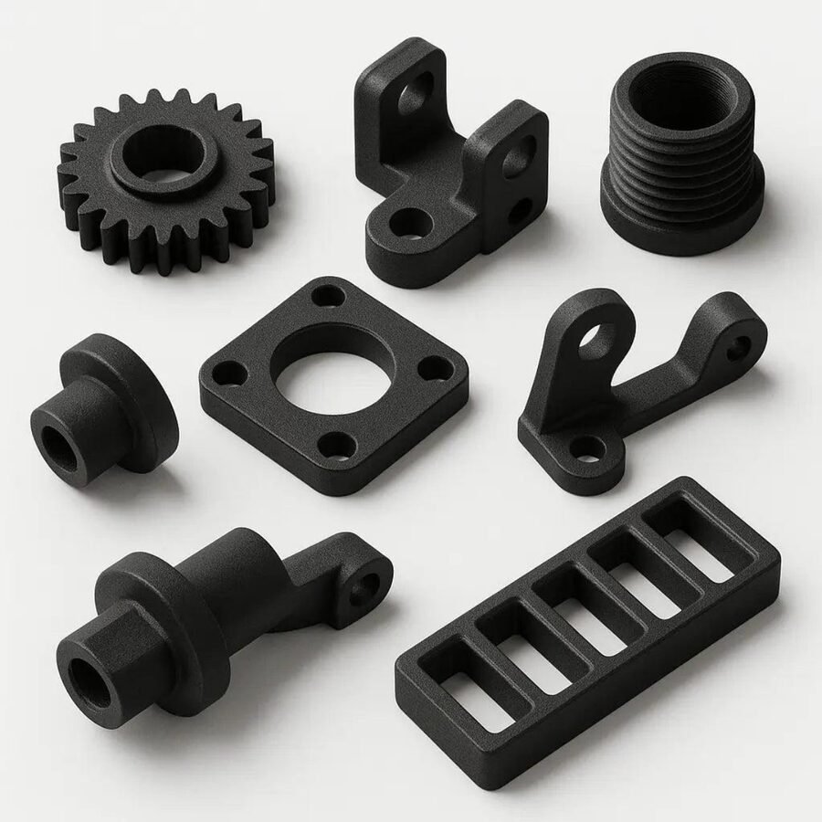 Peças de engenharia impressas em FDM